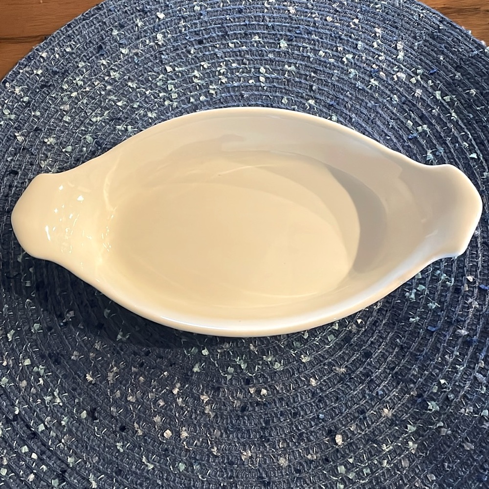 Vintage California Pottery AuGratin Dish